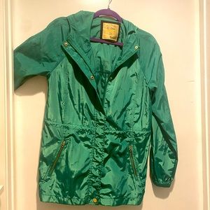 Green Thin Rain Coat